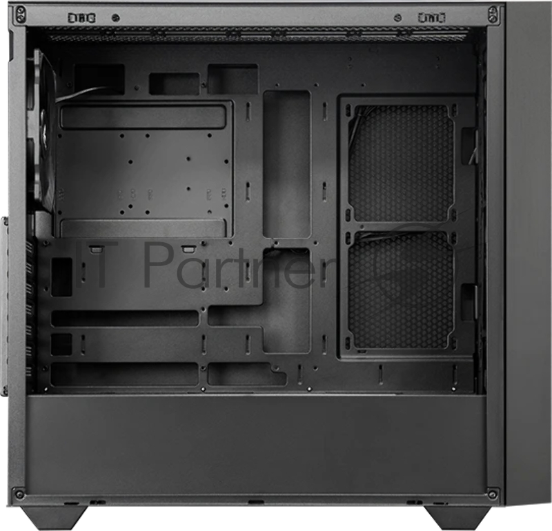 Корпус Chieftec Night Hunter черный без БП ATX 4x140mm audio bott PSU