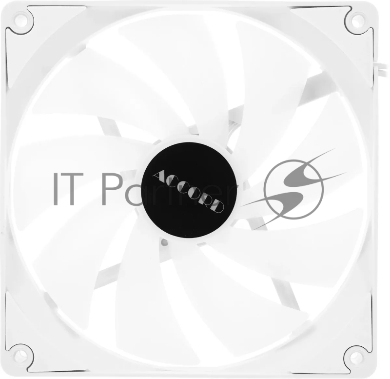 Вентилятор для корпуса Accord ACC-C14 ARGB 140х140x25 белый 3-pin 26дБ (ACC-C14 ARGB WHITE) brown box