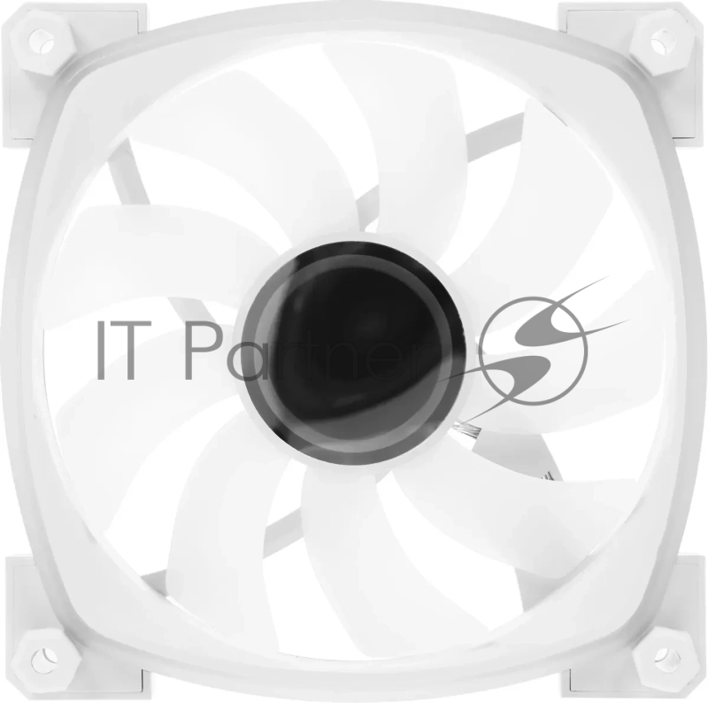 Вентилятор для корпуса Accord ACC-U12 ARGB 120х120x25 белый 4-pin 27дБ (ACC-U12 ARGB WHITE) brown box