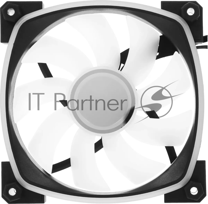 Вентилятор для корпуса Accord ACC-U12 ARGB 120х120x25 черный 4-pin 27дБ (ACC-U12 ARGB BLACK) brown box