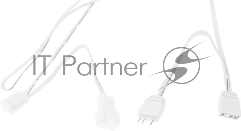 Вентилятор для корпуса Accord ACC-XF12 ARGB 120х120x25 белый 3-pin 23.7дБ (ACC-XF12 ARGB WHITE) brown box