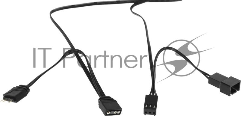 Вентилятор для корпуса Accord ACC-XF12 ARGB 120х120x25 черный 3-pin 23.7дБ (ACC-XF12 ARGB BLACK) brown box