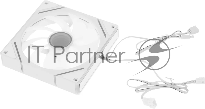 Вентилятор для корпуса Accord ACC-YF14 ARGB 140х140x25 белый 4-pin (ACC-YF14 ARGB WHITE) brown box