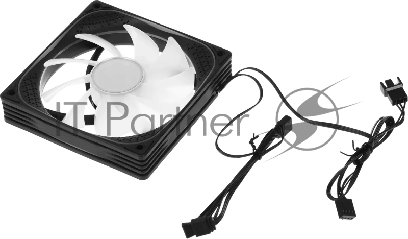 Вентилятор для корпуса Accord ACC-YH12 ARGB 120х120x25 черный 4-pin 27дБ (ACC-YH12 ARGB BLACK) brown box