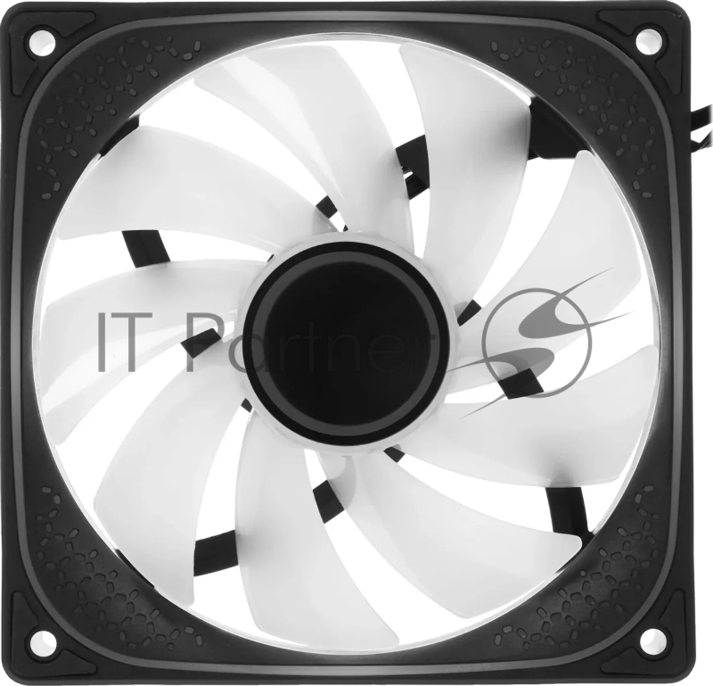 Вентилятор для корпуса Accord ACC-YH12 ARGB 120х120x25 черный 4-pin 27дБ (ACC-YH12 ARGB BLACK) brown box