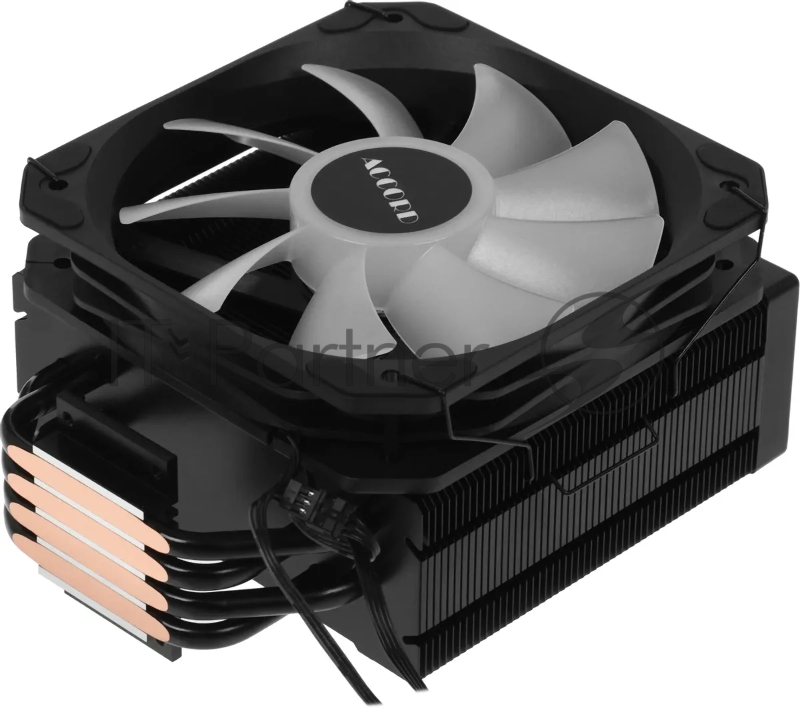 Устройство охлаждения(кулер) Accord ACC-YX4P13 ARGB Soc-AM5/AM4/1200/1700/1851 черный 4-pin 36.5dB Al+Cu 220W 740gr brown box