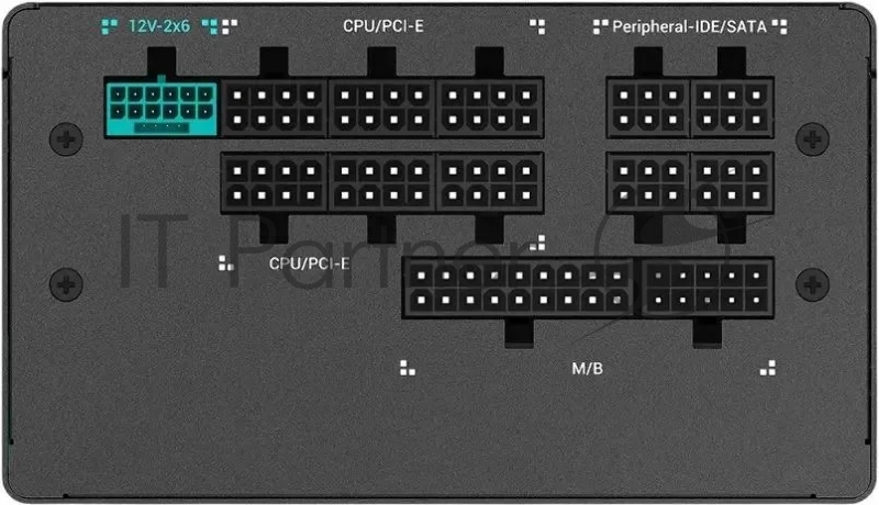 блок питания Deepcool / GamerStorm PQ1000G (ATX 3.1, 1000W, Full Cable Management, PWM 120mm fan, 80+ GOLD, Active PFC + Half Bridge + DC/DC, Full Japanese Capasitors, Gen5 PCIe) RET