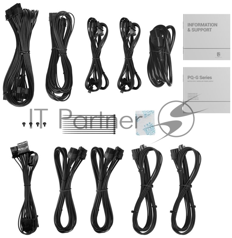 Блок питания Deepcool / GamerStorm PQ1200G (ATX 3.1, 1200W, Full Cable Management, PWM 120mm fan, 80+ GOLD, Active PFC + Half Bridge + DC/DC, Full Japanese Capasitors, Gen5 PCIe) RET