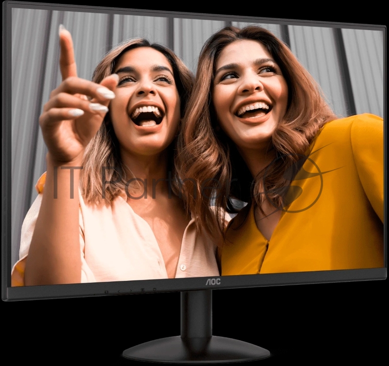 Монитор 27 AOC 27B30H 1920x1080, WLED, 16:9, IPS, 300 cd, 1000:1, 20M:1, 1ms, 178/178, VGA, HDMI, 120 Hz, Tilt, VESA, Внеш, Black, 3y