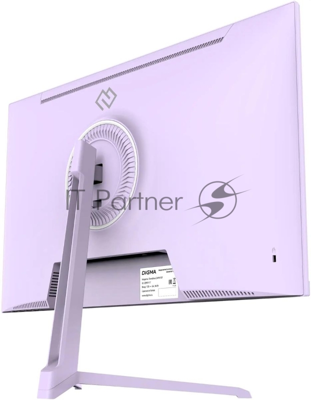 Монитор Digma 23.8 Overdrive 24P410F сиреневый IPS LED 1ms 16:9 HDMI матовая 300cd 178гр/178гр 1920x1080 200Hz G-Sync FreeSync DP FHD USB 2.8кг