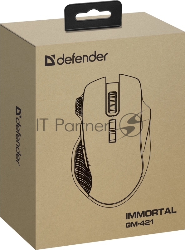 Мышь беспроводная DEFENDER (52422) Immortal GM-421 белый