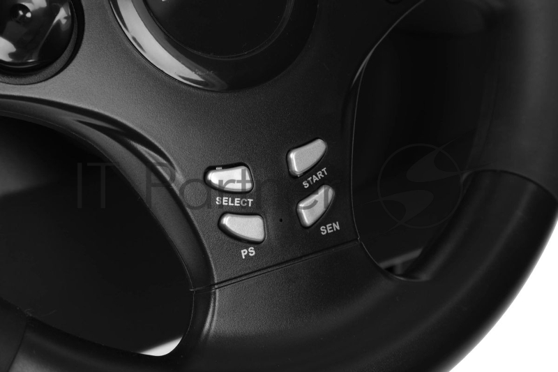 Игровой руль DEFENDER (64067) Rager черн,PC/PS/Xbox/Switch,педали