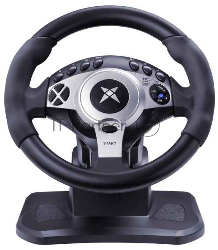 Игровой руль DEFENDER (64066) Glazer черный