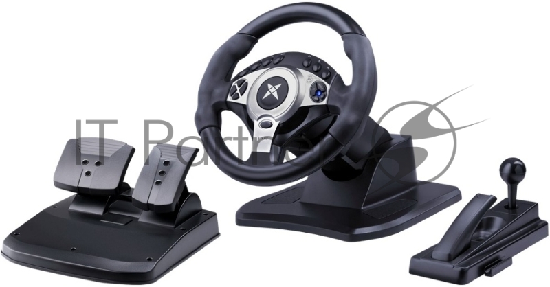 Игровой руль DEFENDER (64066) Glazer черный