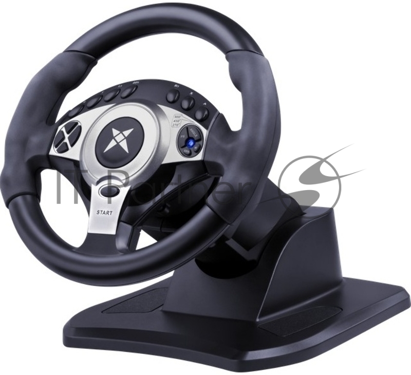Игровой руль DEFENDER (64066) Glazer черный