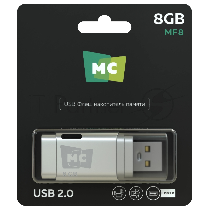 Флешка MORE CHOICE (4610196405204) MF8 - белый