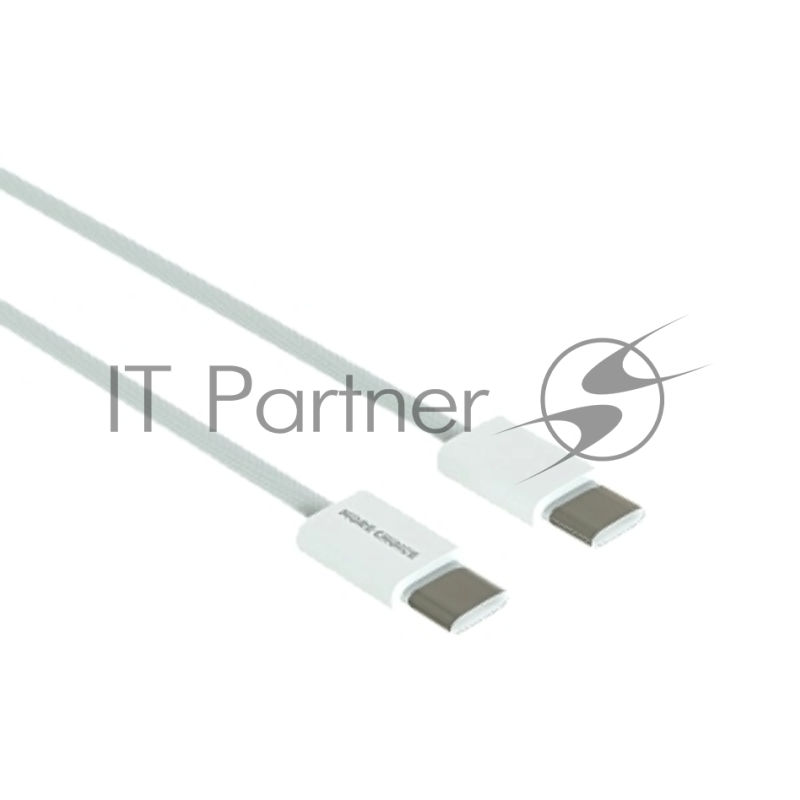 Кабель MORE CHOICE (4620202550361) K75a нейлон USB 3.0A PD 60W для Type-C Type-C 1м White
