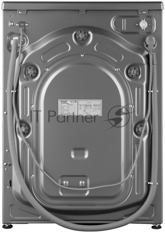 Стиральная машина Weissgauff WM 998 Full Touch DC Inverter Steam Silver серебристая, загрузка фронтальная 12кг, 1200 об/мин., класс: A+++