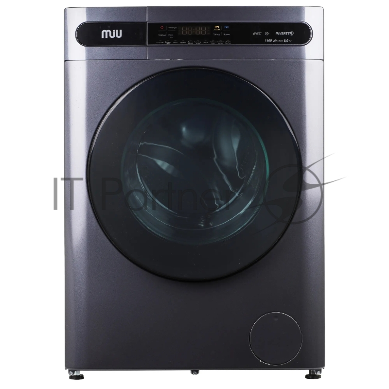 Стиральная машина MIU MLS-850BDGE серая, загрузка фронтальная 8кг, 1400 об/мин., класс: A+++
