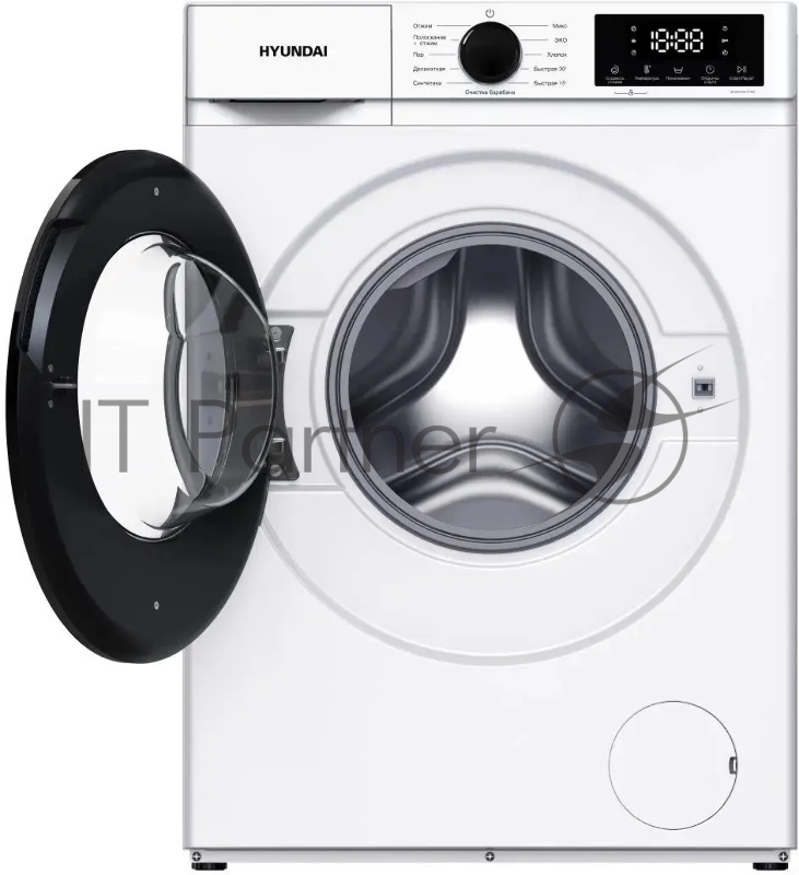 Стиральная машина Hyundai WME8212 класс: A загр.фронтальная макс.:8кг белый инвертер