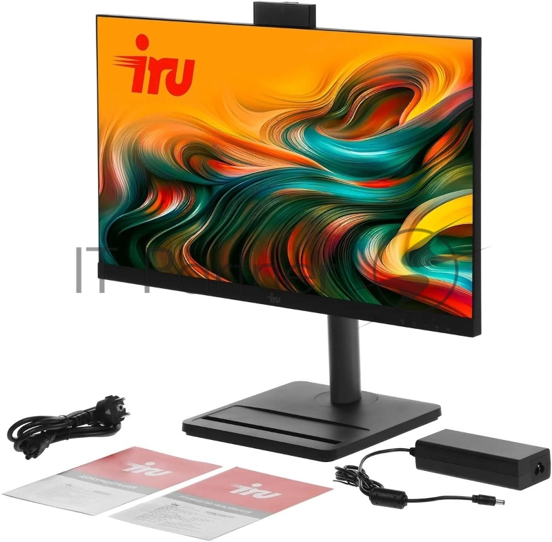 Моноблок IRU Tactio 24ID 24.5 Full HD i3 1215U (1.2) 8Gb SSD256Gb UHDG Windows 11 Pro 64 GbitEth WiFi BT 90W Cam черный 1920x1080