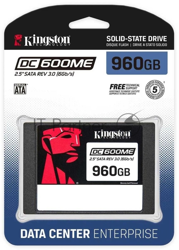 Накопитель SSD Kingston SATA-III 960GB SEDC600ME/960G DC600M 2.5 1 DWPD