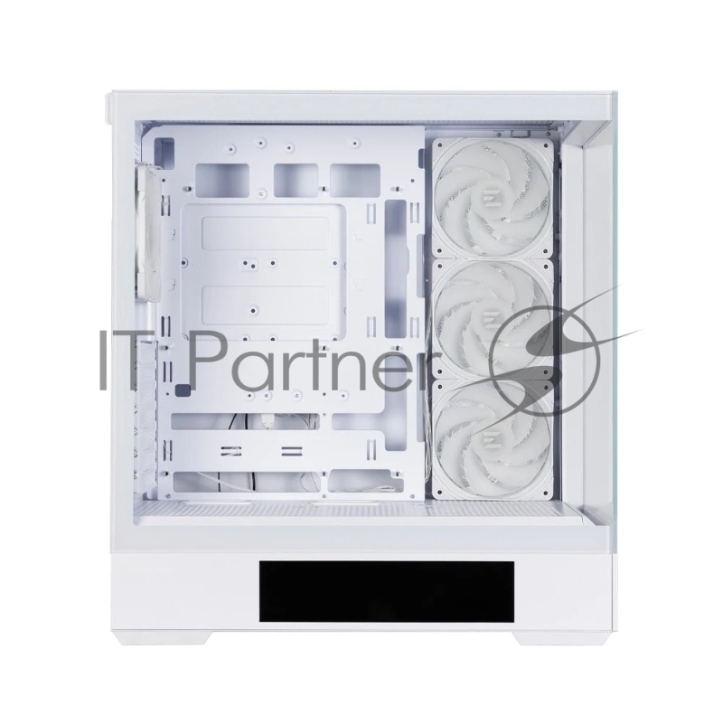 Корпус ZALMAN P40 DS, ATX, WHITE, WINDOW, 9.1-inch LCD screen, 2xCombo(2.5” or 3.5”), 1x2.5”, 1xUSB TYPE-C, 2xUSB3.0, SIDE 3x120mm ARGB, REAR 1x120mm ARGB