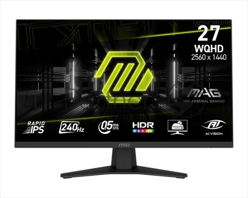Монитор MSI MAG 274QF X24 27 Rapid IPS Flat, WQHD 2560x1440, 240 Гц, 0,5 мс, 16:9, 250 Кд/м², 2xHDMI 2.0b, 1xDP 1.4a, черный, 100M:1, Tilt, VESA, 1y w-ty
