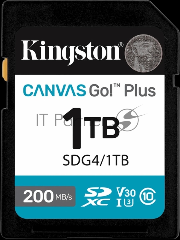 Флеш карта SDXC 1TB Kingston SDG4/1TB Canvas Go! Plus w/o adapter