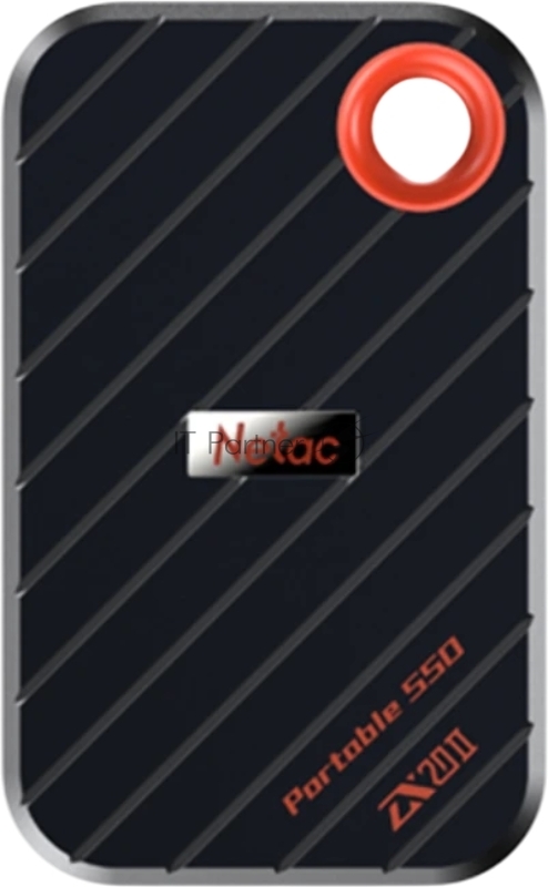 SSD накопитель Netac ZX20 II 512GB USB 3.2 Gen 2 Type-C External Magnetic Portable SSD, R/W up to 2000MB/1800MB/s, with USB C to A cable and 20Gbps USB C to C cable 3Y wty