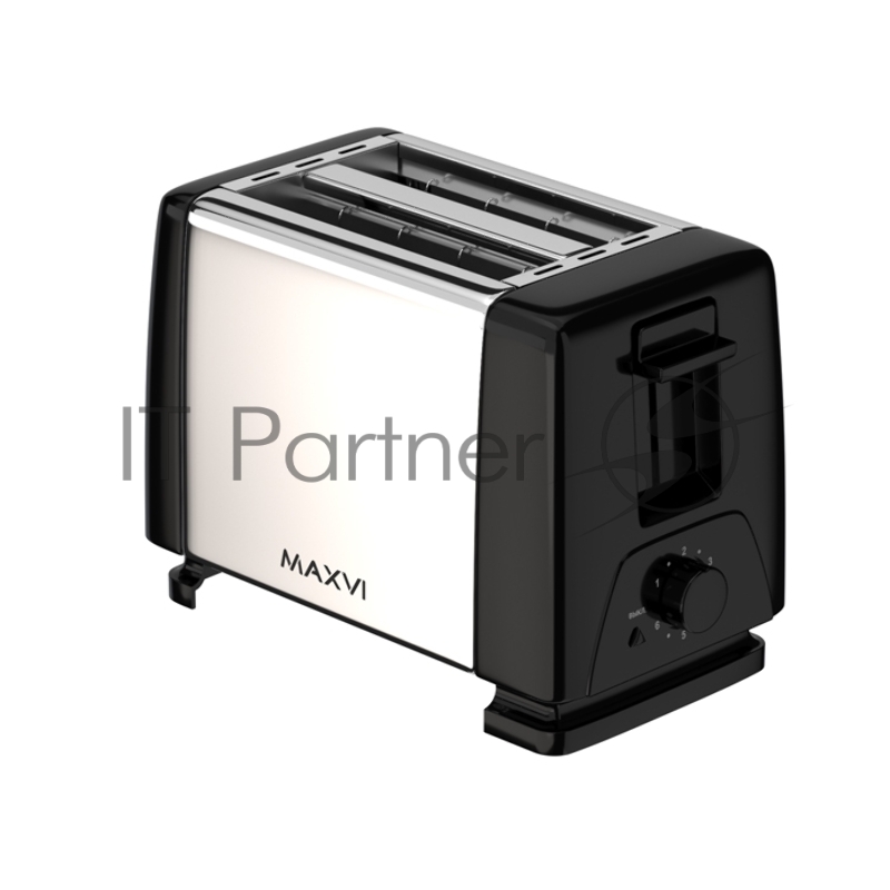 Тостер MAXVI KT822S silver-black