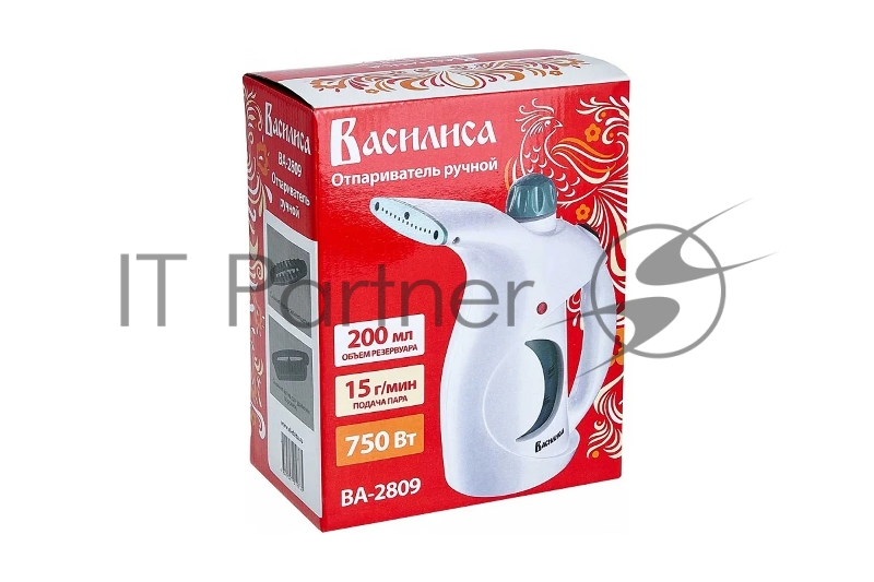 Отпариватель ВАСИЛИСА ВА-2809 белый с зеленым