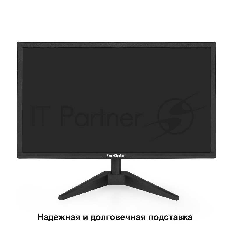 Монитор 21.5 ExeGate EB2200A VA 1920x1080, 75 Гц, 5 мс, 16:9, 200 кд/м², 1xHDMI, 1xVGA, черный