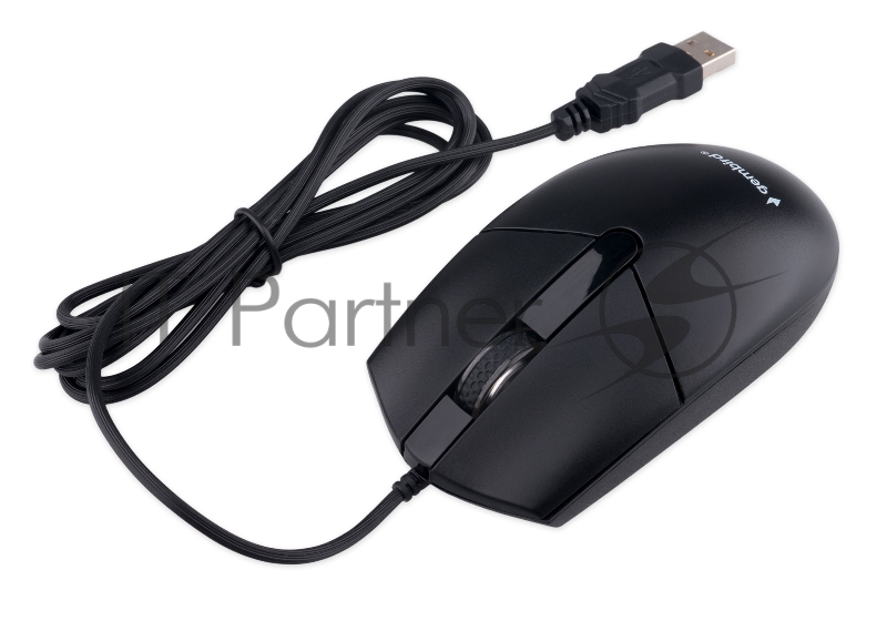 Комплект проводной клавиатура+мышь Gembird KBS-9050L, 104кл+3кн, 12Fn, 1000 DPI, 1.8м, черный