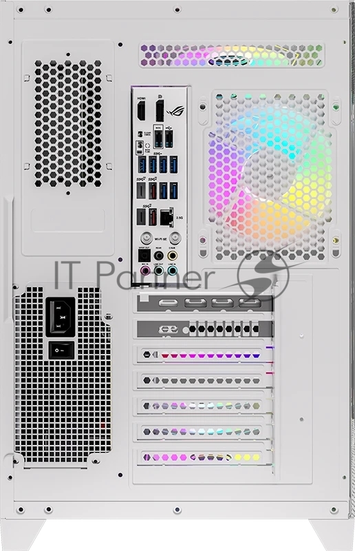 Корпус Formula Crystal Z6 Floe белый без БП ATX 4x120mm 2xUSB3.0 audio bott PSU
