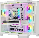 Корпус Formula Crystal Z6 Floe белый без БП ATX 4x120mm 2xUSB3.0 audio bott PSU