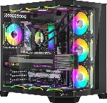 Корпус Formula Crystal Z6 Floe черный без БП ATX 4x120mm 2xUSB3.0 1xUSB3.1 audio bott PSU