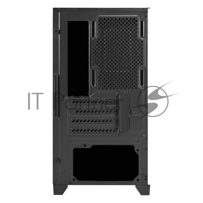 Корпус Minitower ExeGate i3 SEA LE (mATX, без БП, 1*USB+1*USB3.0, HD аудио, черный, передняя и боковая панели - закаленное стекло)