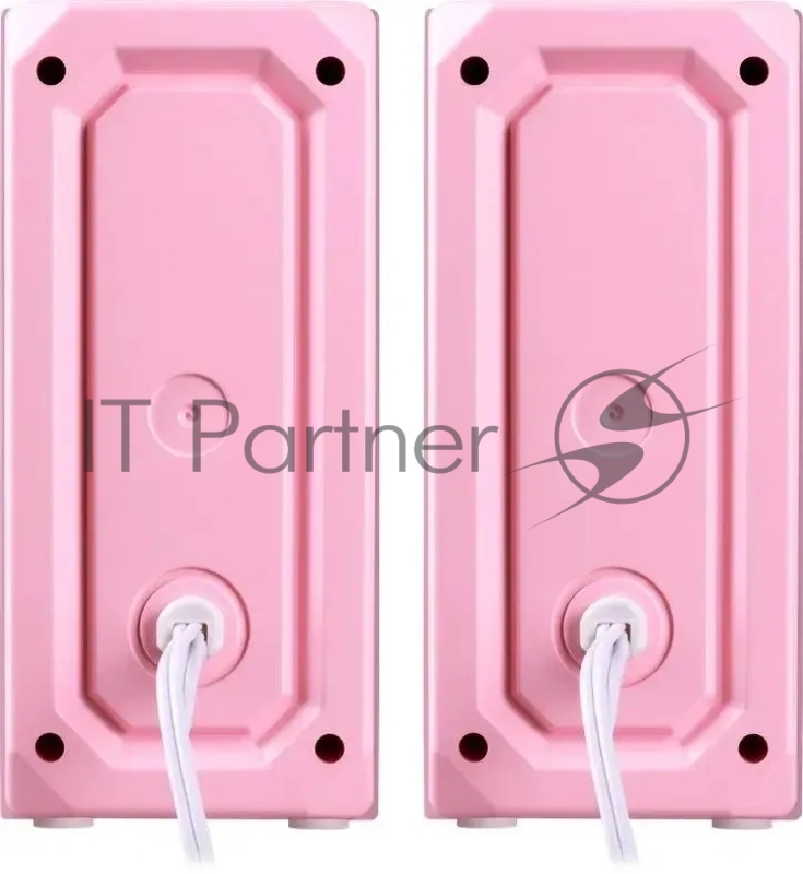 Акустическая система 2.0 REDRAGON 71776 Anvil, 5 Вт, RGB, USB+3.5мм розовый