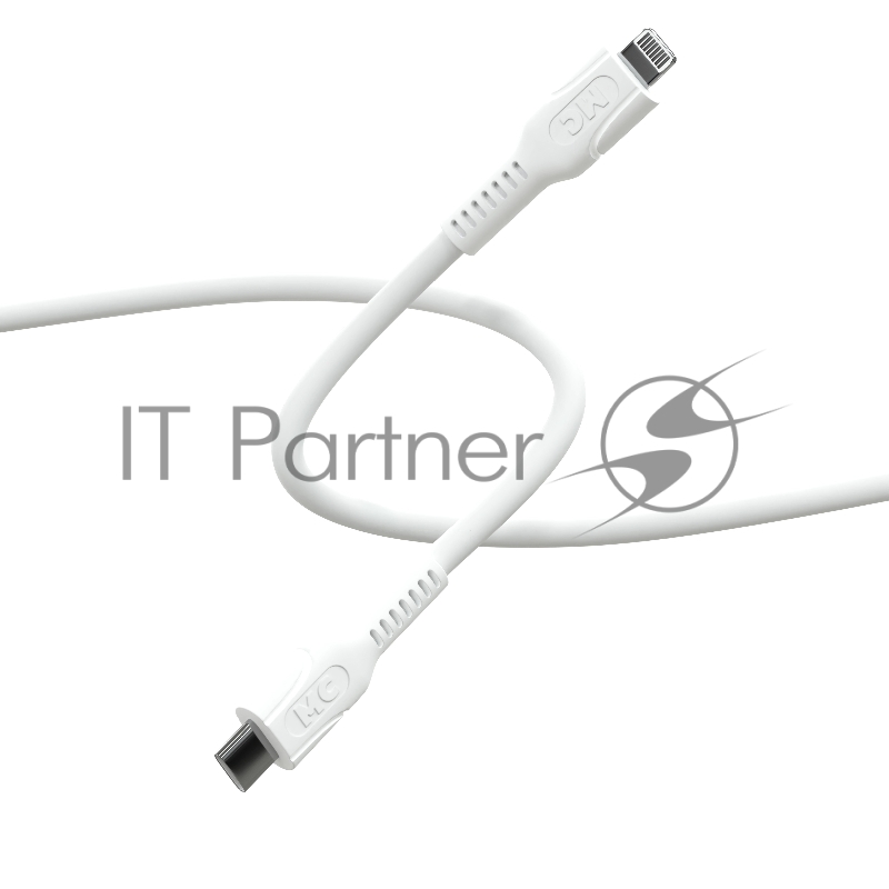 Кабель MORE CHOICE (4620202553713) K65ia 2м USB 3.0A PD 27W для Lightning ng 8-pin - 2 м , белый