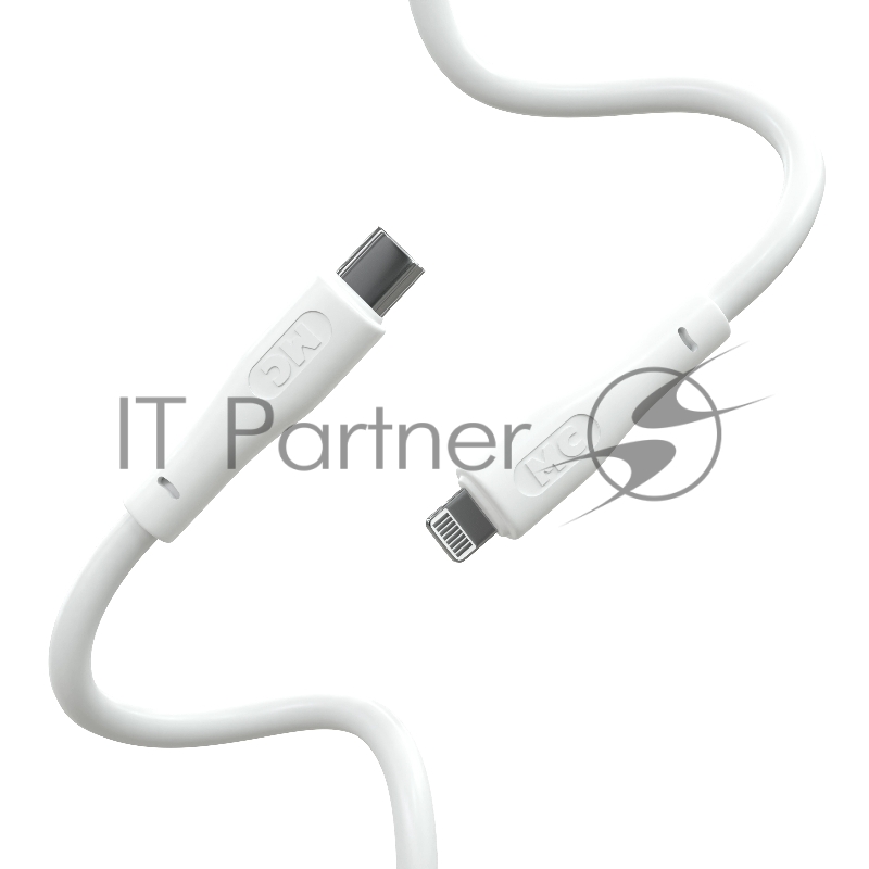 Кабель MORE CHOICE (4620202553119) K60ia 2м USB 3.0A PD 27W для Lightning ng 8-pin Type-C - 2м , белый