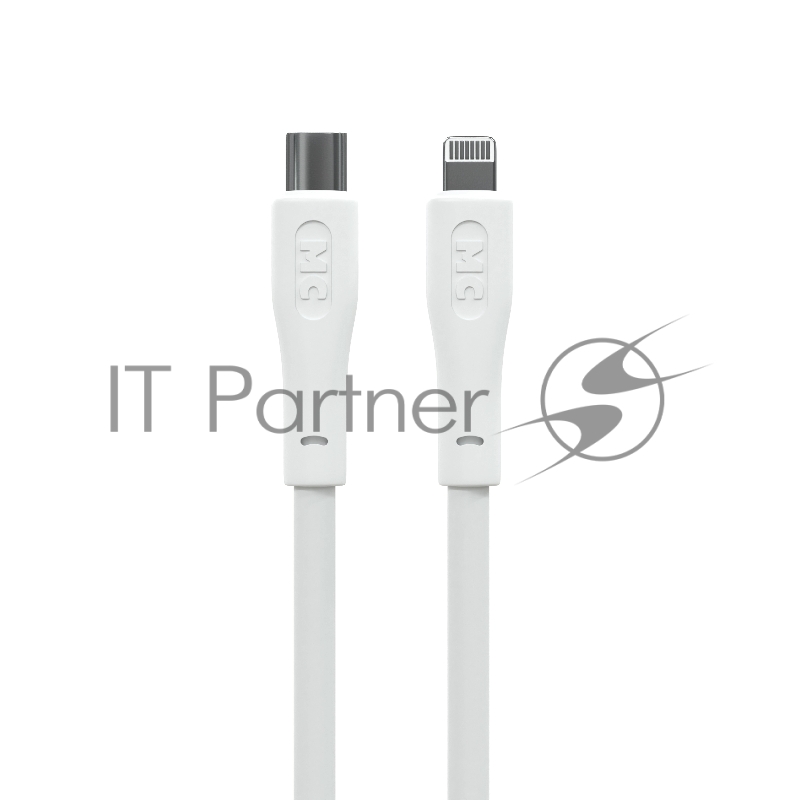 Кабель MORE CHOICE (4620202553119) K60ia 2м USB 3.0A PD 27W для Lightning ng 8-pin Type-C - 2м , белый