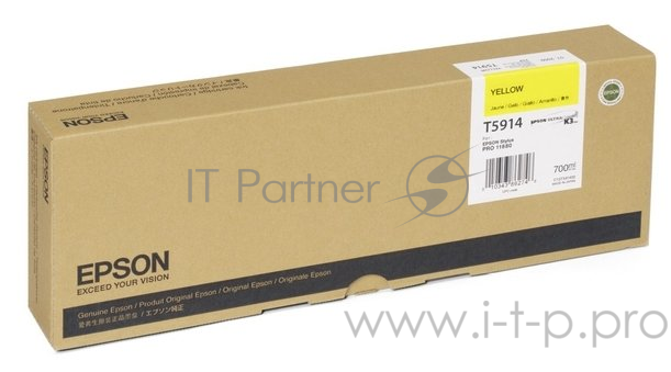 Картридж EPSON T5914 желтый для Stylus Pro 11880