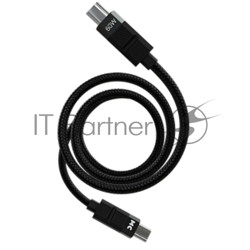 Дата-кабель MORE CHOICE (4620202554987) K87aa 2м USB 3.0A PD60W для Type-C Type-C- 2м , черный