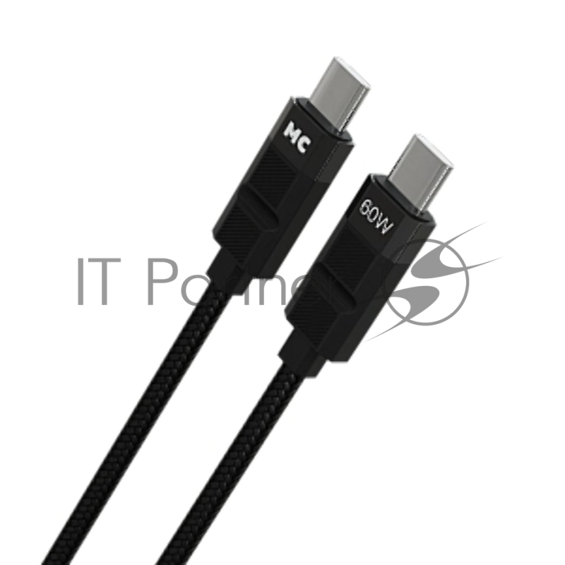Дата-кабель MORE CHOICE (4620202554987) K87aa 2м USB 3.0A PD60W для Type-C Type-C- 2м , черный