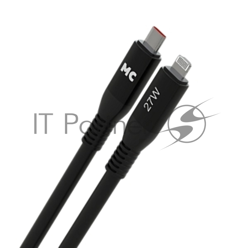 Дата-кабель MORE CHOICE (4620202554581) K83ia 2м USB 3.0A PD 27W для Lightning ng 8-pin -2 м , черный