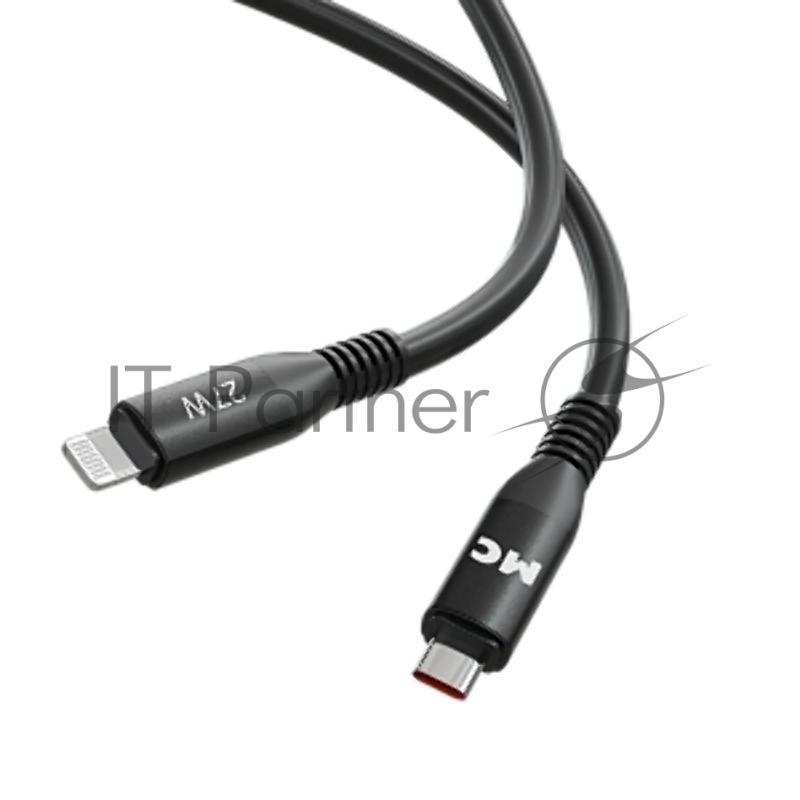 Дата-кабель MORE CHOICE (4620202554567) K83ia USB 3.0A PD 27W для Lightning ng 8-pin Type-C - 1м , черный