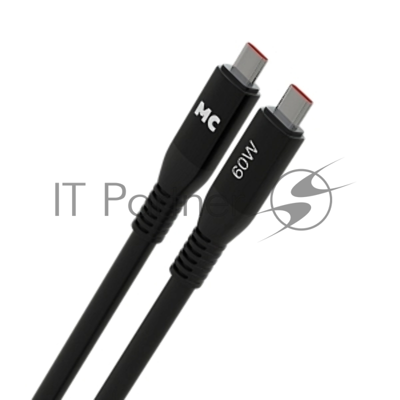 Дата-кабель MORE CHOICE (4620202554529) K83aa USB 3.0A PD 60W для Type-C Type-C - 1 м , черный