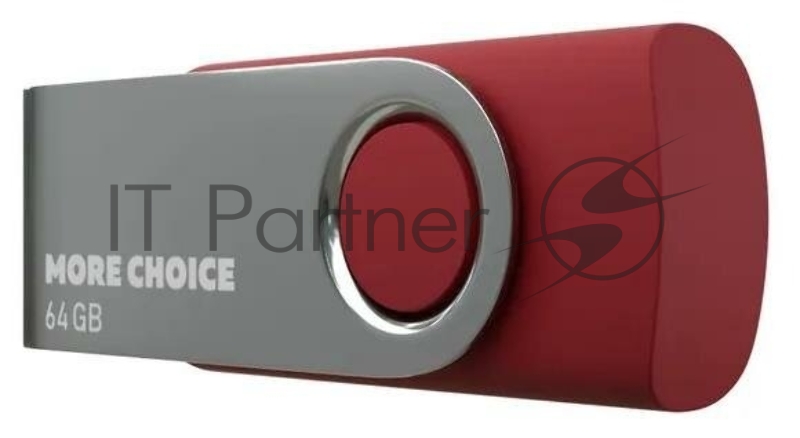 Флеш диск MORE CHOICE (4610196407666) MF64-4 USB 64GB 2.0 Red