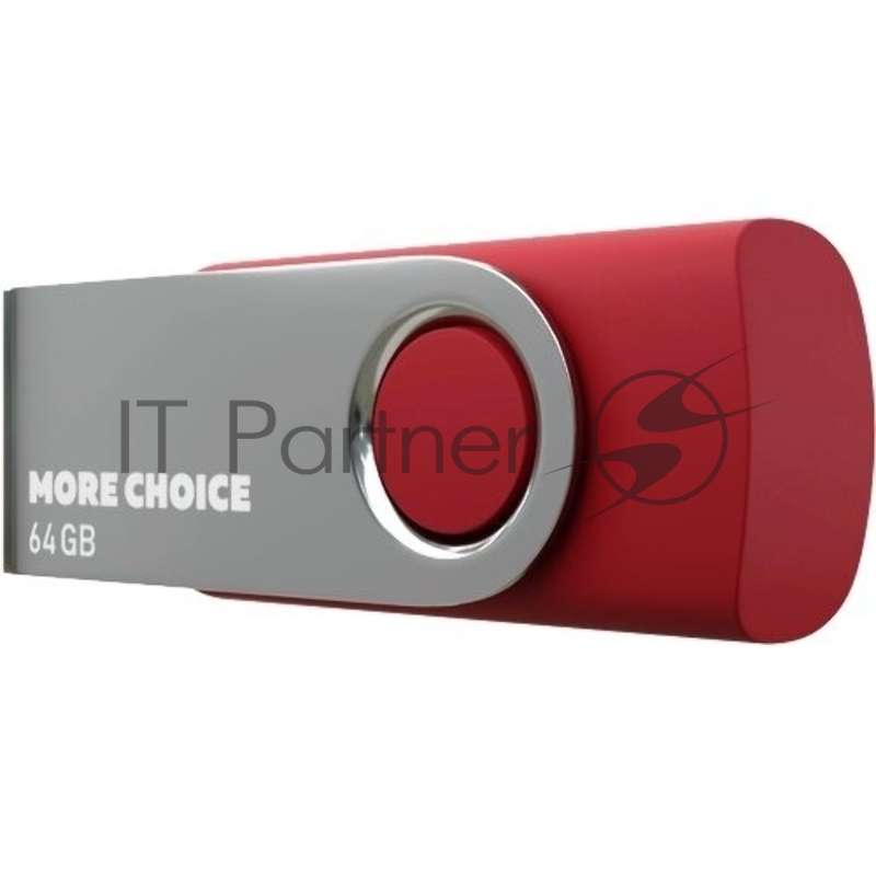 Флеш диск MORE CHOICE (4610196407666) MF64-4 USB 64GB 2.0 Red
